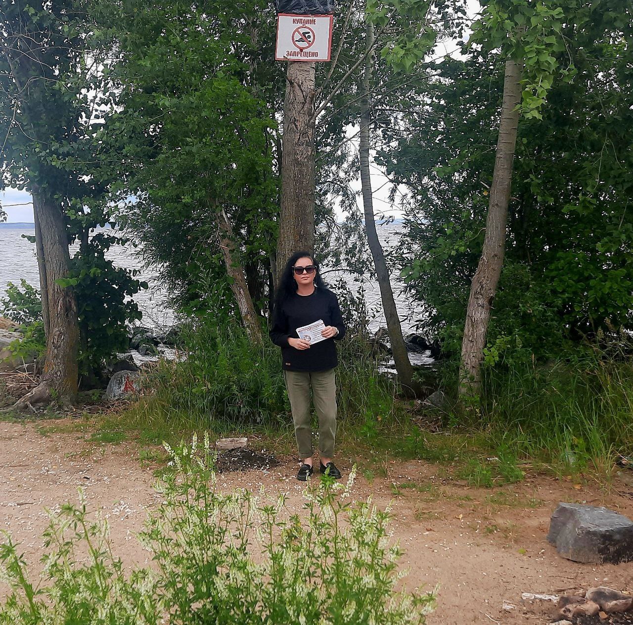 В Железнодорожном районе продолжаются рейды на водных объектах..