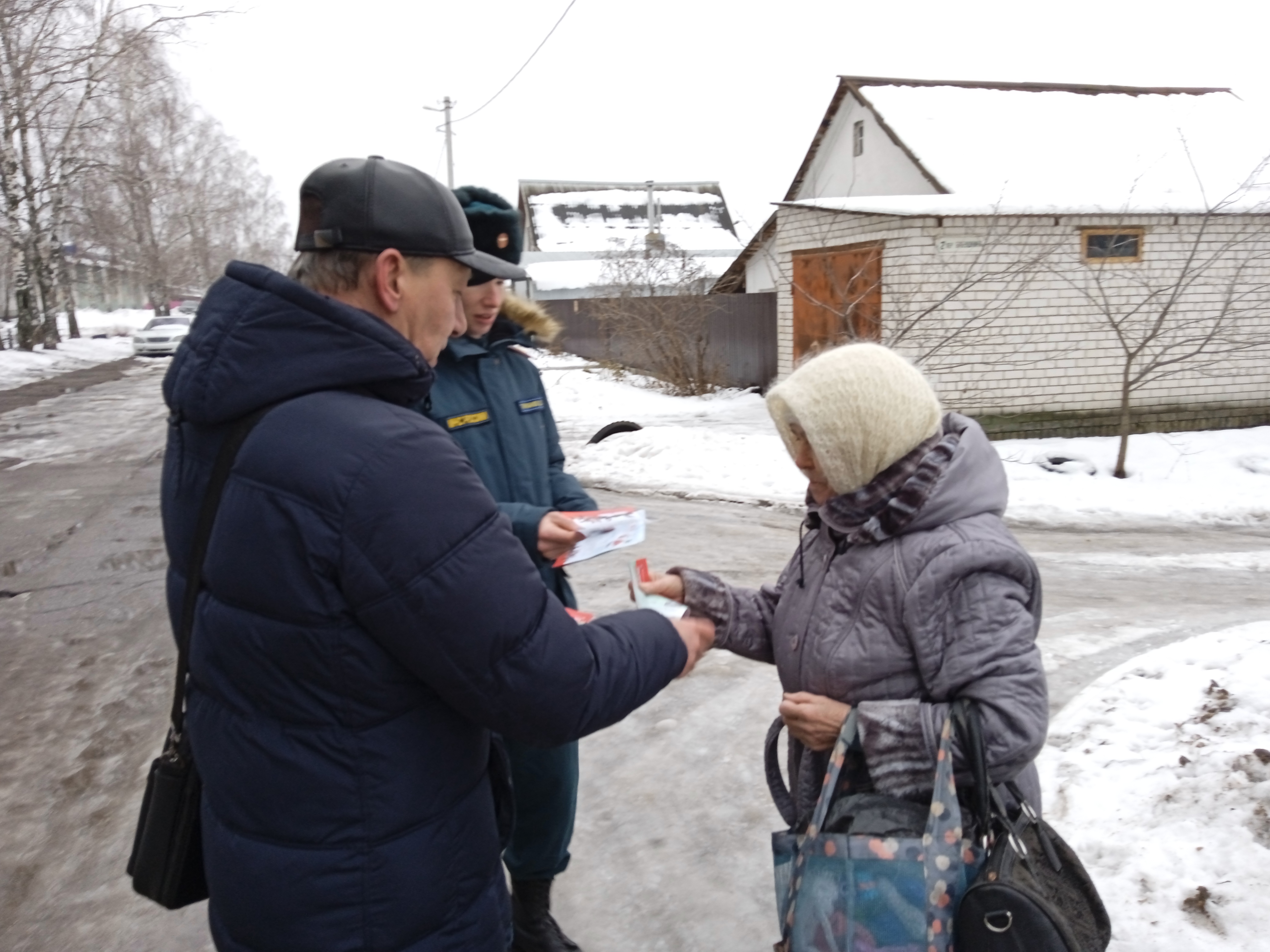 В Железнодорожном районе прошёл очередной противопожарный рейд.