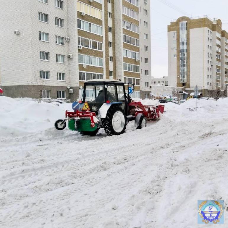 Борьба с ликвидацией снегопада в Ульяновске продолжается!.