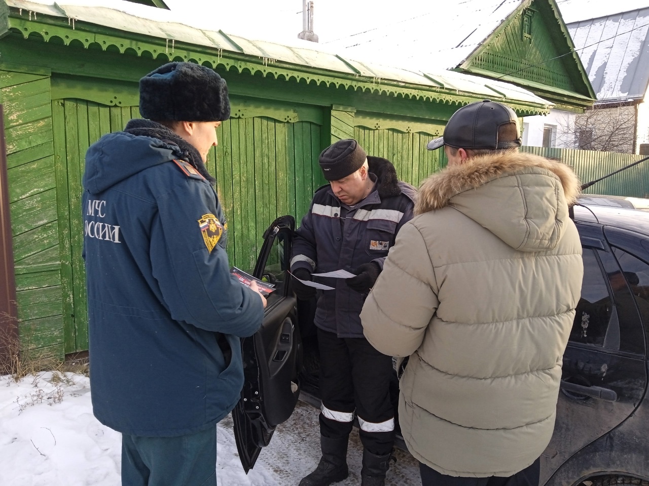 В Железнодорожном районе прошёл очередной противопожарный рейд.