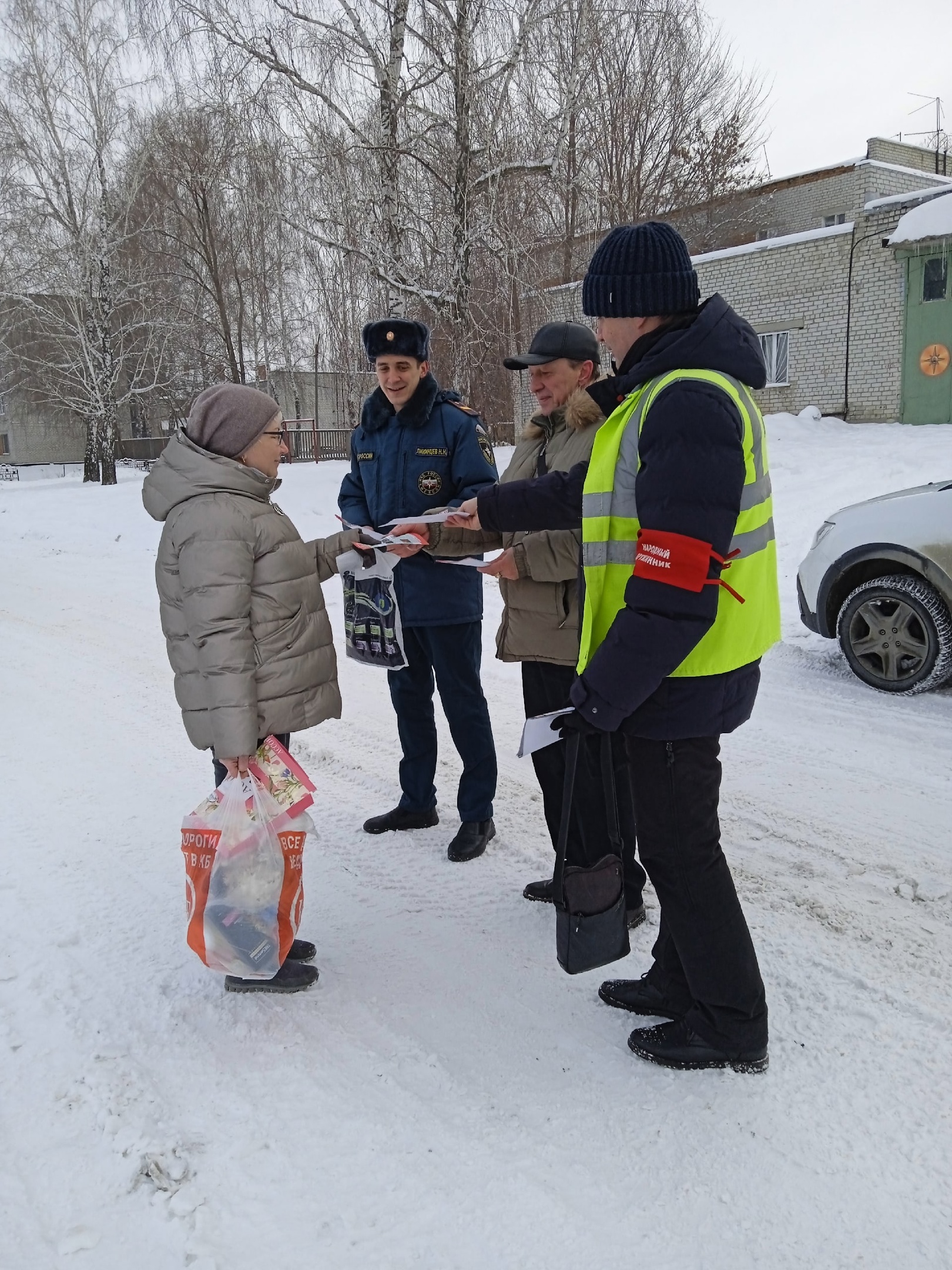 Очередной противопожарный рейд прошёл по улице Профсоюзной.