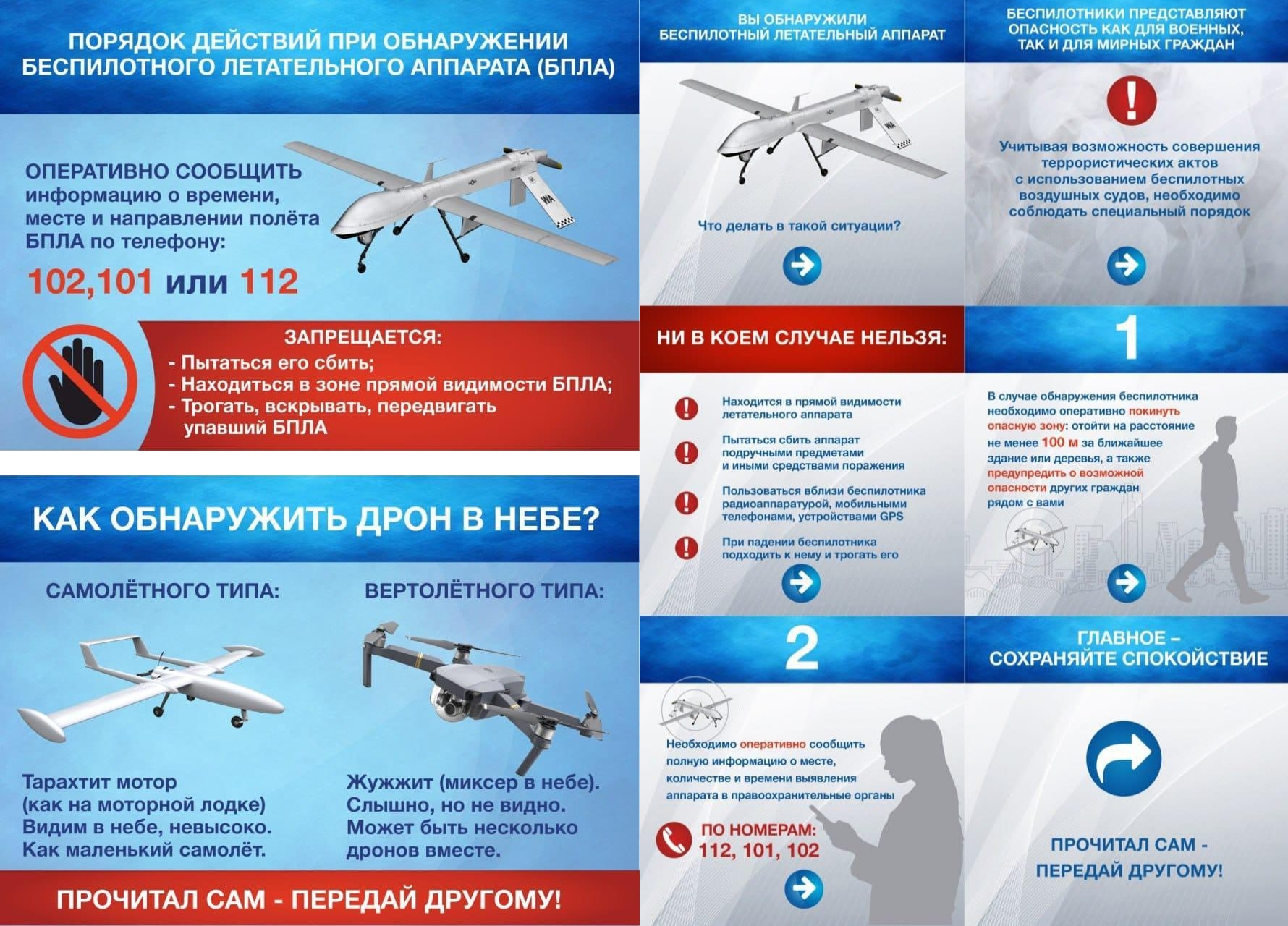 ВИЖУ В НЕБЕ БЕСПИЛОТНИК. ЧТО ДЕЛАТЬ?.