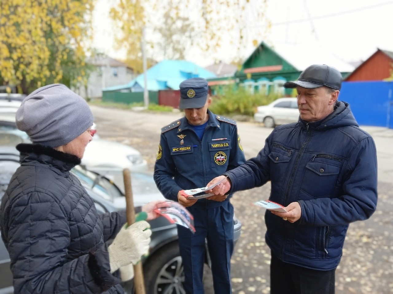 В Железнодорожном районе прошёл очередной противопожарный рейд.