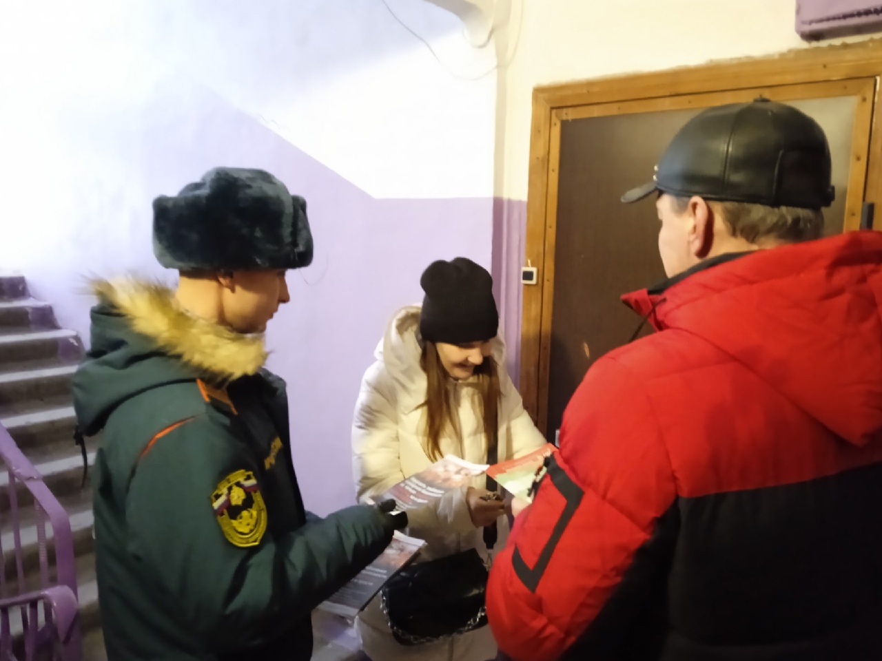 В Железнодорожном районе прошёл  очередной противопожарный рейд.